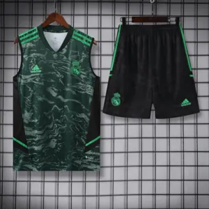23-24 Real Madrid Training Vest Suits Green Sleeveless Kit Soccer Jerseys Yupoo