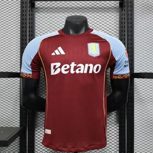 25-26 Aston Villa Home Player Version Shirt Football Uniforms AAAAJersey Dropship Yupoo