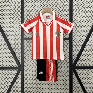 95-57 Athletic Bilbao Home Retro Kid Kits Youth Apparels AAAAJersey Wholesale Yupoo