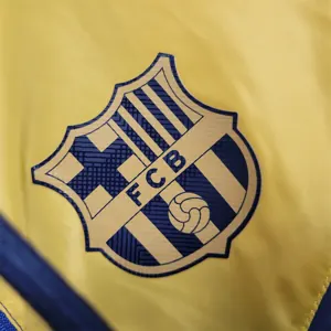 23-24 Barcelona Windbreaker Royal Blue Yellow 5