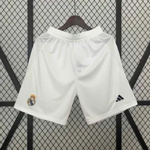 24-25 Real Madrid Home Shorts Football Apparel AAAAJersey Wholesale Yupoo