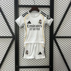 25-26 Real Madrid Home Kid Kits Youth Apparels AAAAJersey Dropship Yupoo