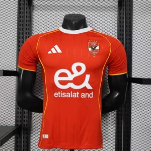25-26 El Ahly Home Shirt Player Version Kit Football Uniforms AAAAJersey Supplier Yupoo
