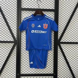 25-26 University of Chile Home Kid Kits Youth Apparels AAAAJersey Dropship Yupoo