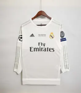15-16 Real Madrid home white long sleeves