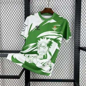 25-26 Real Betis x Naruto Special Edition Kit Football T-Shirt AAAAJersey Supply Yupoo 5
