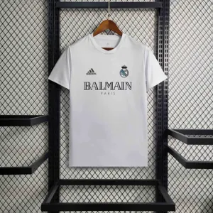 23-24 Real Madrid Special Editon Kit White Black Logo Shirt Cheap Soccer Jerseys