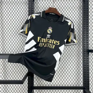 25-26 Real Madrid Black Celebrative Special Edition Shirt Football Uniforms AAAAJersey Supply Y