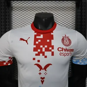 25-26 Chivas Away Kit Player Version Football Sport Shirt AAAAJersey Supply Yupoo 7