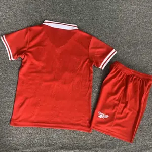 96-97 Liverpool Home Retro Kid Kits Youth Apparels Football AAAAJersey 16-28 1