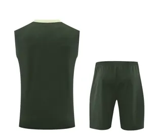 25-26 Chelsea Army Green Training Kits Football Vest Suits 2