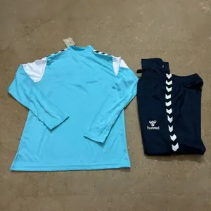 23-24 Real Betis Long Sleeve Tracksuit Blue Training Suits Football AAAAJerseys Yupoo 1