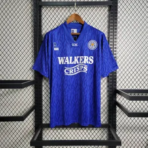 92-94 Retro Leicester City Home S-XXL Cheap Soccer Jerseys