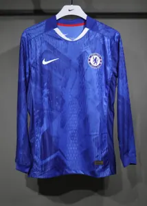 25-26 Chelsea Home Kit Player Version Long Sleeve Soccer Shirt AAAAJersey Dropship Yupoo
