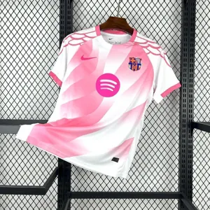 25-26 Barcelona Special Edition Pink Kit Football T-Shirt AAAAJersey Dropship Yupoo