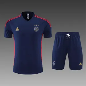 22-23 Ajax Training Suit Short Sleeve Kit Royal Blue 16