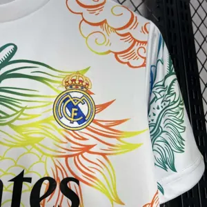 24-25 Real Madrid Rainbow Dragon White Training Kit Sport AAAAJersey Yupoo 3