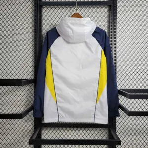 23-24 Real Madrid White Windbreaker New Jackets Soccer Jerseys Yupoo 1