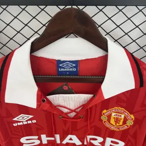 92-94 Manchester United Home Retro Kit Long Sleeve Shirt Cheap AAAAJerseys Supply Yupoo 6