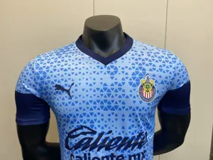23-24 Chivas Guadalajara Training Kit Blue Player Version Soccer Jerseys Yupoo 1