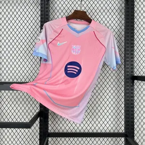 25-26 Barcelona Pink Special Edition(With CL Patch) Shirt Soccer Uniform AAAAJersey Yupoo