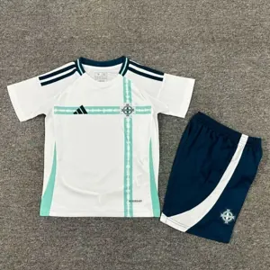 2024 Northern Ireland Away Kid Kits Youth Apparels Football AAAAJersey Supplier