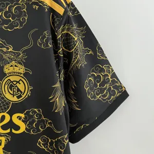 23-24 Real Madrid Special Edition Kit Golden Dragon Shirt Football Jerseys Yupoo 5