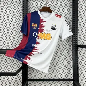 25-26 Neymar Jr Exclusive Edition Barcelona-Santos Shirt Football Uniform AAAAJersey Wholesale