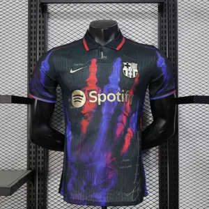 25-26 Barcelona Finger Special Edition Kit Player Version Shirt AAAAJersey Dropship Yupoo