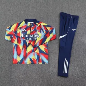 25-26 Arsenal Pre-Match Training Kits Long Football Tracksuits 2