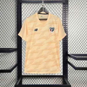 24-25 Sao Paulo Yellow Training Kit Football AAAAJersey Supplier