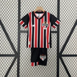 24-25 Sao Paulo Away Kid Kits Youth Apparels Football AAAAJersey Yupoo