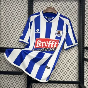 02-03 Real Sociedad Home Retro Kit Vintage Shirt AAAAJersey Supplier Yupoo