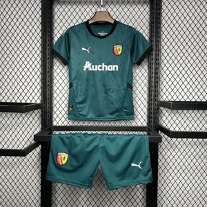 24-25 Lens Away Kid Kits Youth Apparels Football AAAAJersey Yupoo