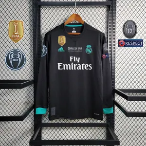 17-18 Real Madrid away long sleeve