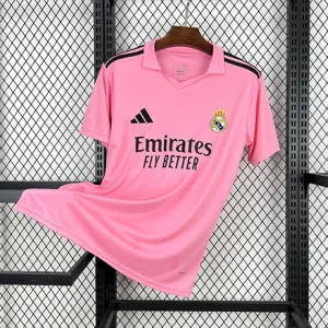 25-26 Real Madrid OG Pink Special Edition T-Shirt AAAAJersey Dropship Yupoo