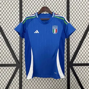 2024 Italy Home Woman Kit UEFA Euro Lady Shirt Football AAAAJersey Supplier