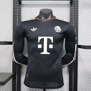 25-26 Bayern Munich Third Away Kit Player Version Soccer Long Sleeve Shirt AAAAJersey Supply Yu