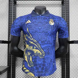 24-25 Real Madrid Dragon Special Edition Kit Blue Player Version Shirt Football AAAAJersey Supp