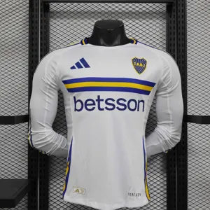 24-25 Boca Away Long Sleeve Kit Player Version Shirt Soccer AAAAJersey Yupoo