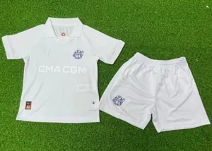24-25 Marseille 125-Year Anniversary White Kids Kits Youth Apparels AAAAJersey Supplier Yupoo