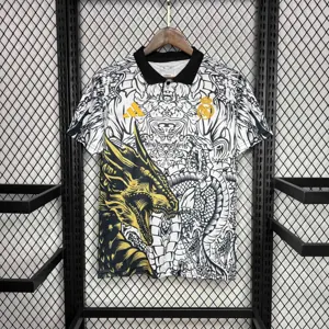 2024 Real Madrid Golden Dragon Special Edition Kit Soccer Uniform AAAAJersey Dropshiping Yupoo