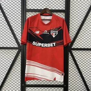 25-26 Sao Paulo Goalkeeper Red Shirt Soccer Uniform AAAAJersey Dropship Yupoo