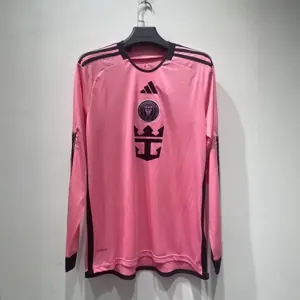 24-25 Inter Miami Home Kit Long Sleeve Shirt Jersey Supplier Yupoo