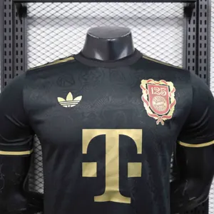 24-25 Bayern Munich 125th Anniversary Black Kit Player Version Shirt AAAAJersey Dropship Yupoo 1