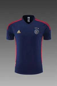 22-23 Ajax Training Suit Short Sleeve Kit Royal Blue 1
