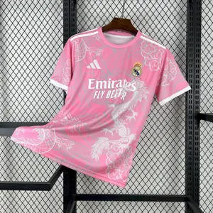 25-26 Real Madrid Pink Dragon Special Edition Shirt AAAAJersey Dropship Yupoo