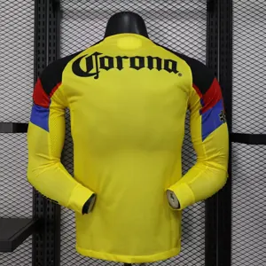 25-26 Club America Home Long Sleeve Kit Player Version Shirt Sino AAAAJersey Supply Yupoo 1