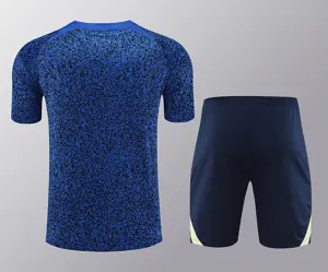 24-25 Club America Training Suits Cyan-Blue Kits Soccer Jerseys Yupoo 2