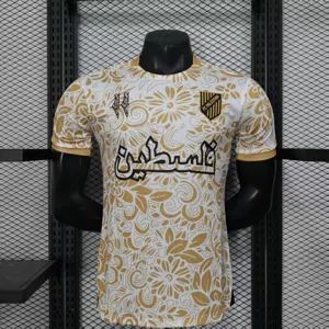 2025 Palestine White Gold Special Edition Kit Player Version Shirt AAAAJersey Dropship Yupoo